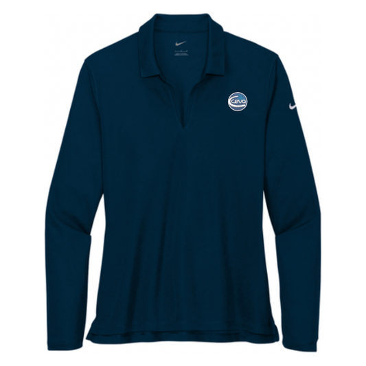 Nike Women's Dri-FIT Micro Pique 2.0 Long Sleeve Polo