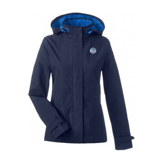 Women's Nautica Voyage Hooded Rain Jacket