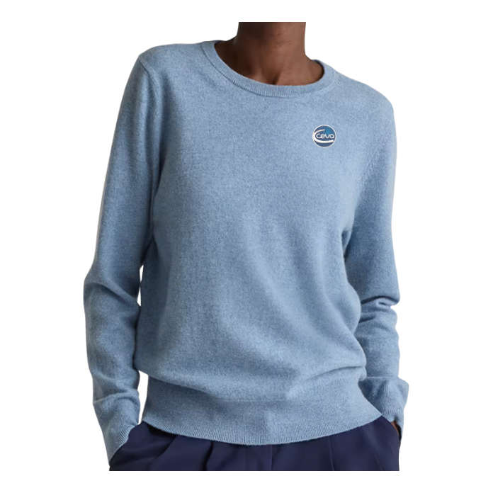 Ladies Mongolian Cashmere Crewneck Sweater
